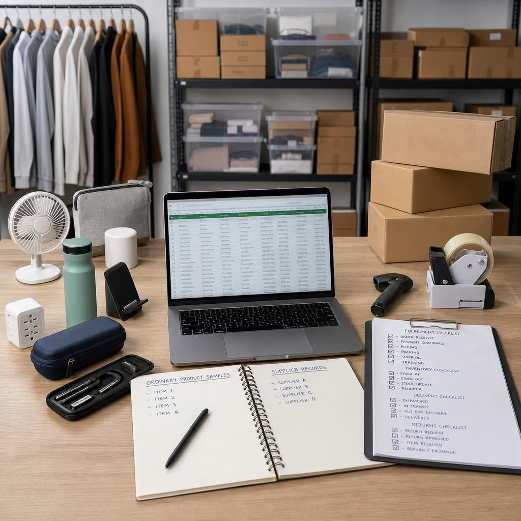 Original photographic Doba editorial for supplier catalogue, product sourcing and dropshipping fulfilment platform