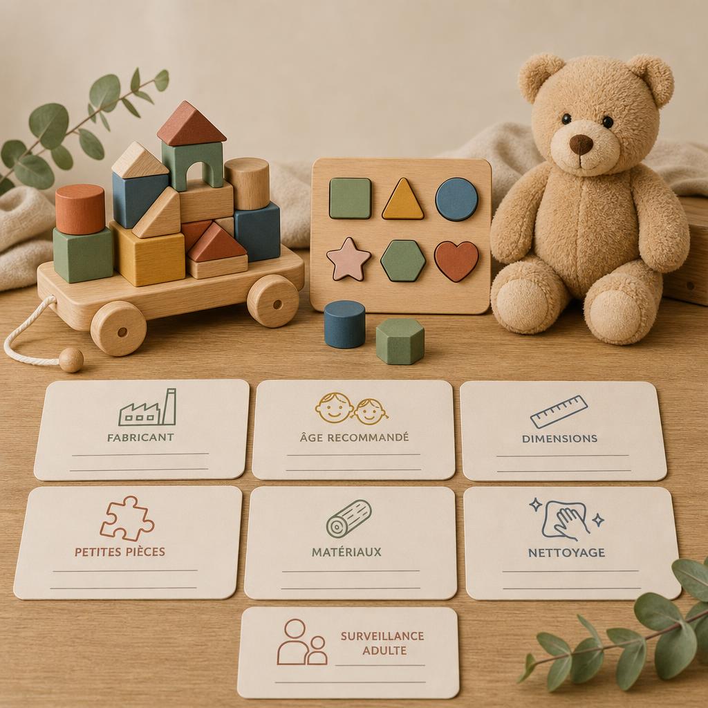 Original Ekobutiks FR editorial for French wooden toys, plush toys and baby products marketed with ecological/organic positioning