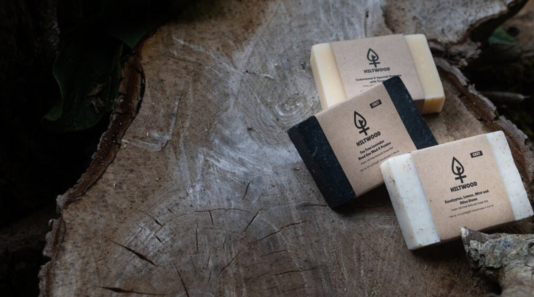 Lifestyle product image selected for Hiltwood Natural Soap