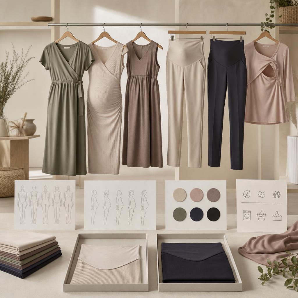 Original Premamy IT editorial for maternity clothing designed for pregnancy