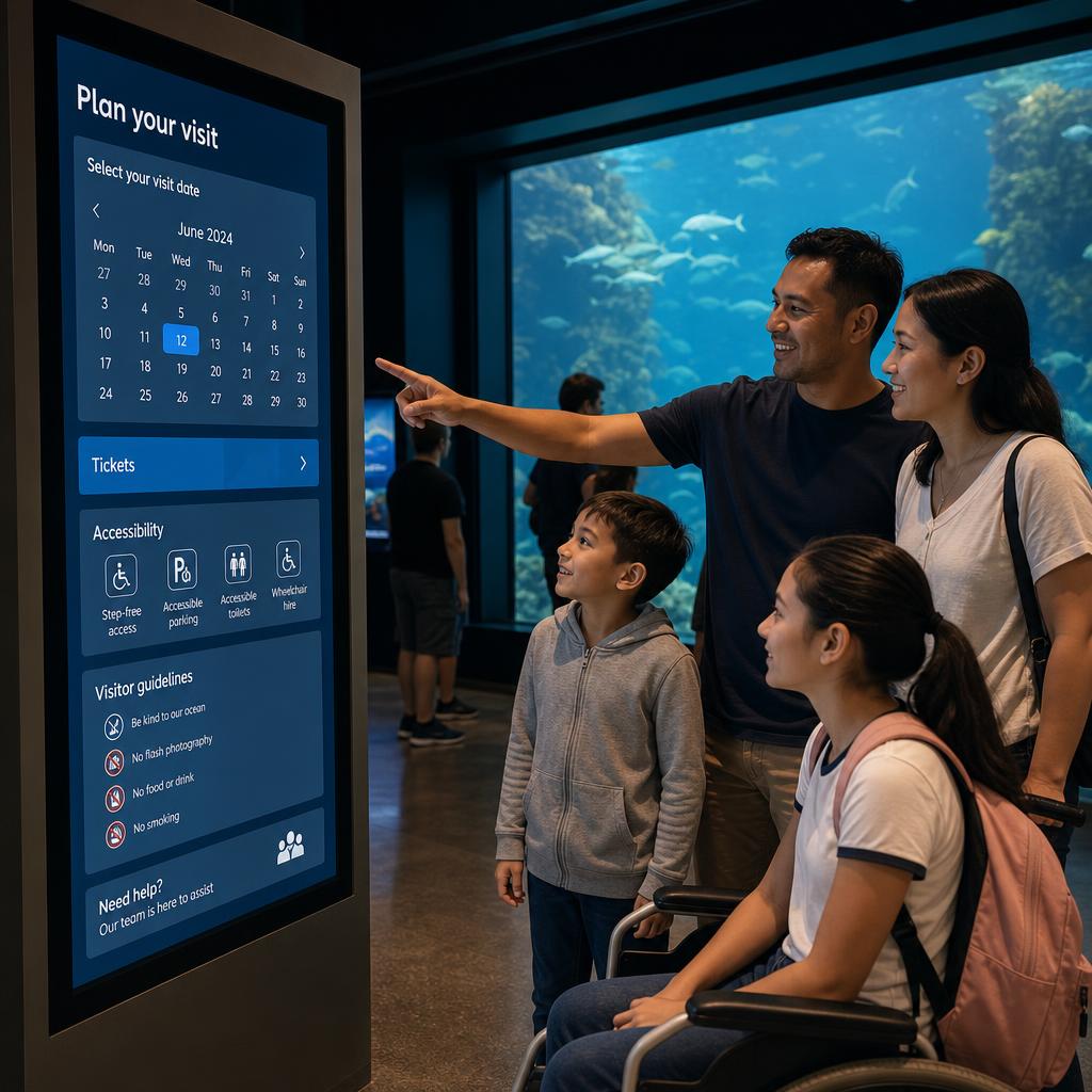 Original photographic visit-planning editorial for official SEA LIFE Kelly Tarlton's aquarium attraction in Auckland