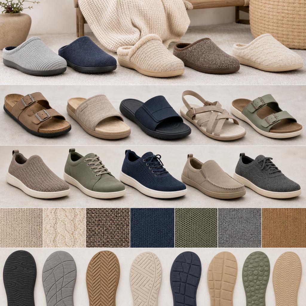 Original Mahabis editorial for slippers, sandals and casual footwear