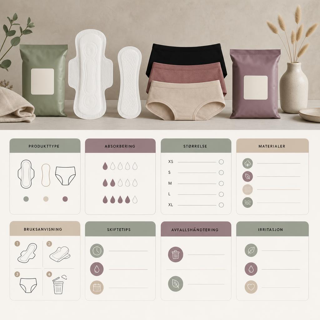 Original Libresse NO editorial for Norwegian menstrual-care products