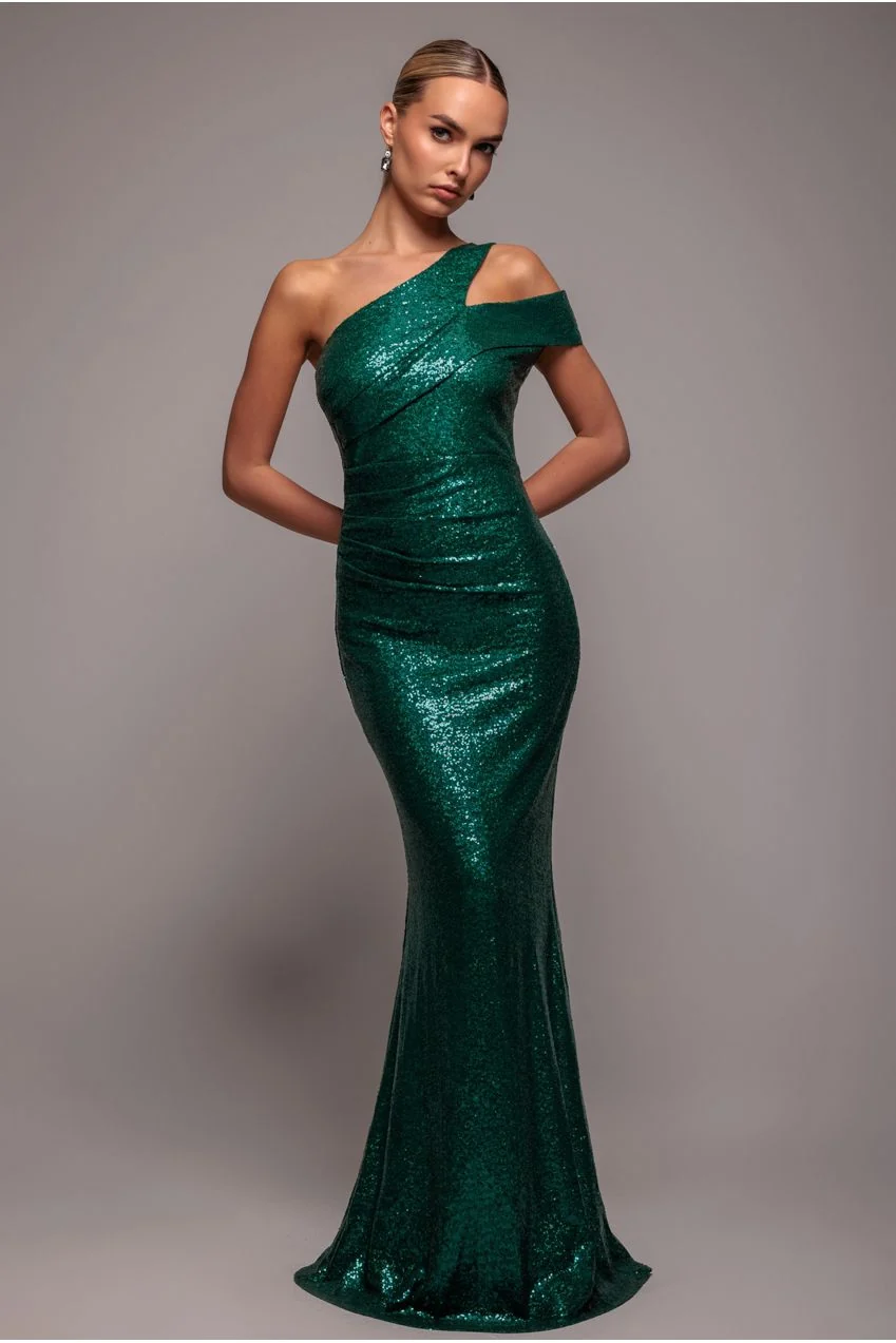 Goddiva formal sequin dress suitable for prom