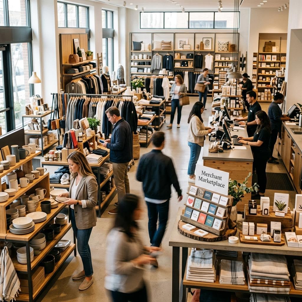 Original editorial image illustrating the Gift Card Market (US) merchant category