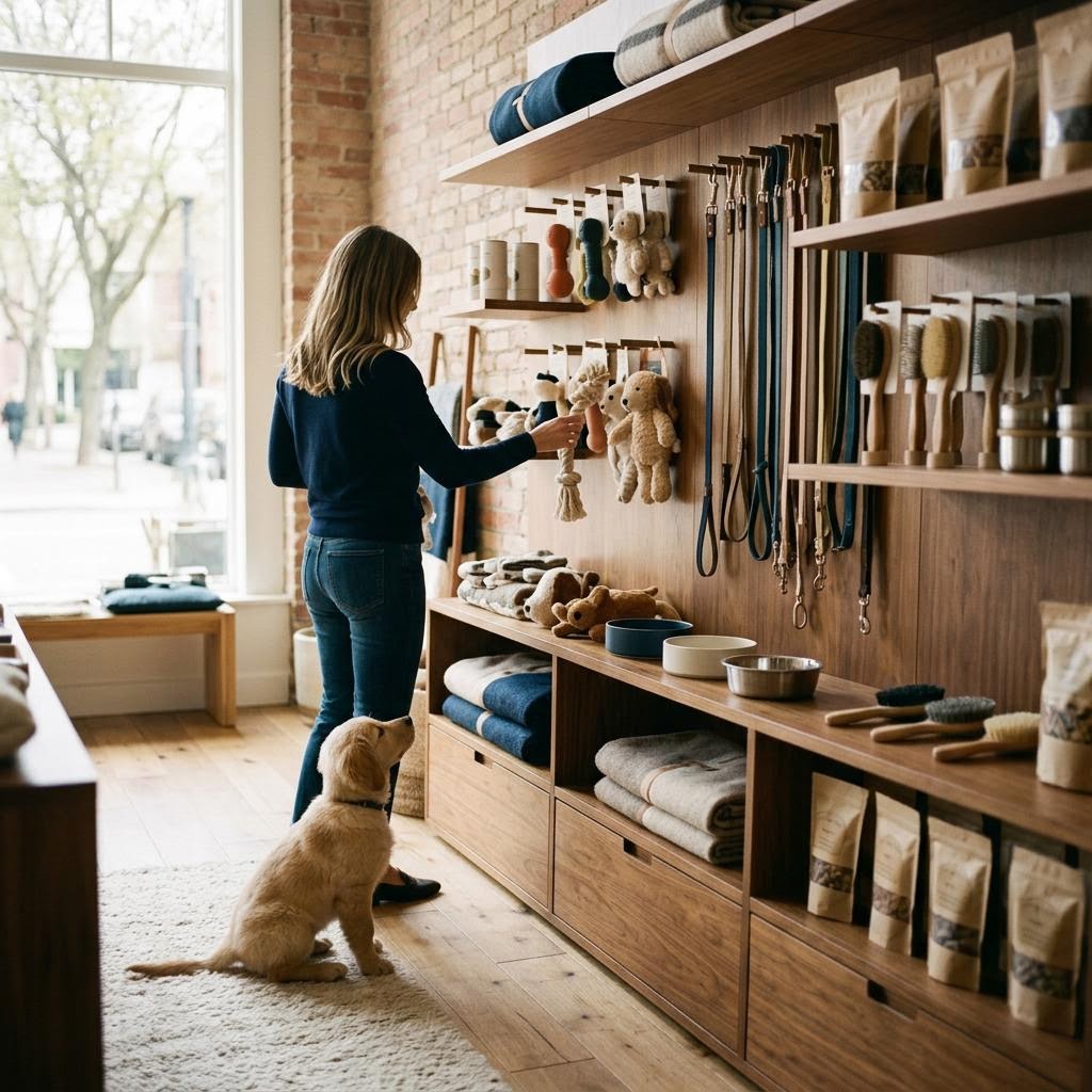 Original editorial image illustrating the PuppySpot LLC merchant category