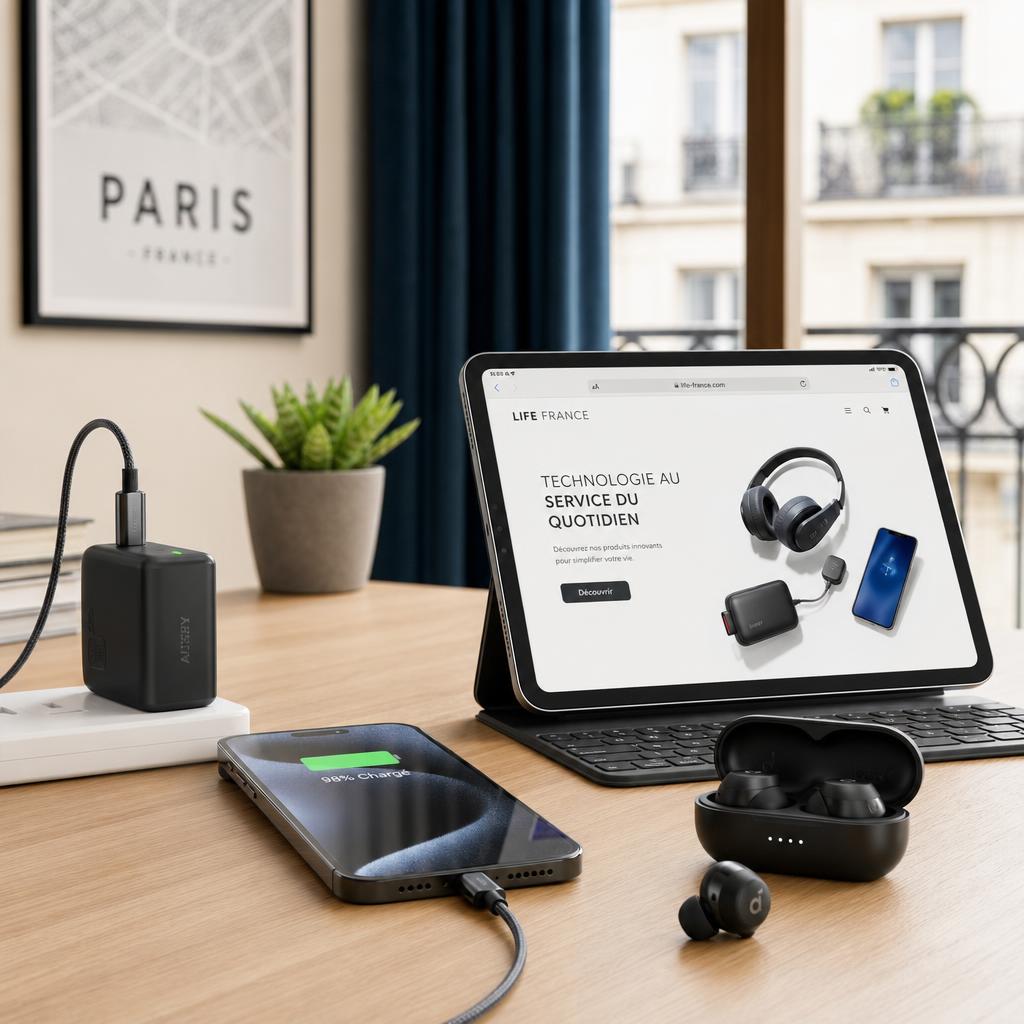 Original photographic OnePlus France editorial for France smartphones, tablets, audio and connected devices