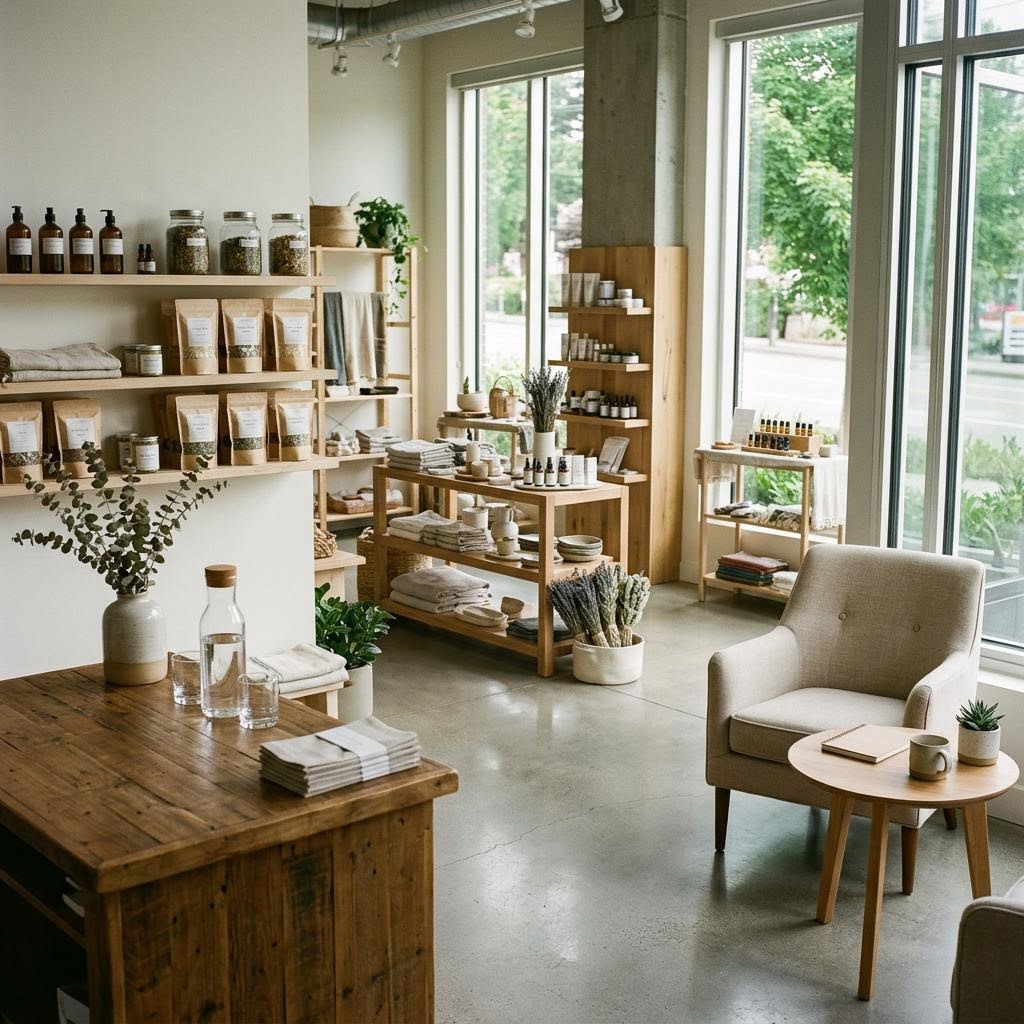 Original editorial image illustrating the Grama Wellness merchant category