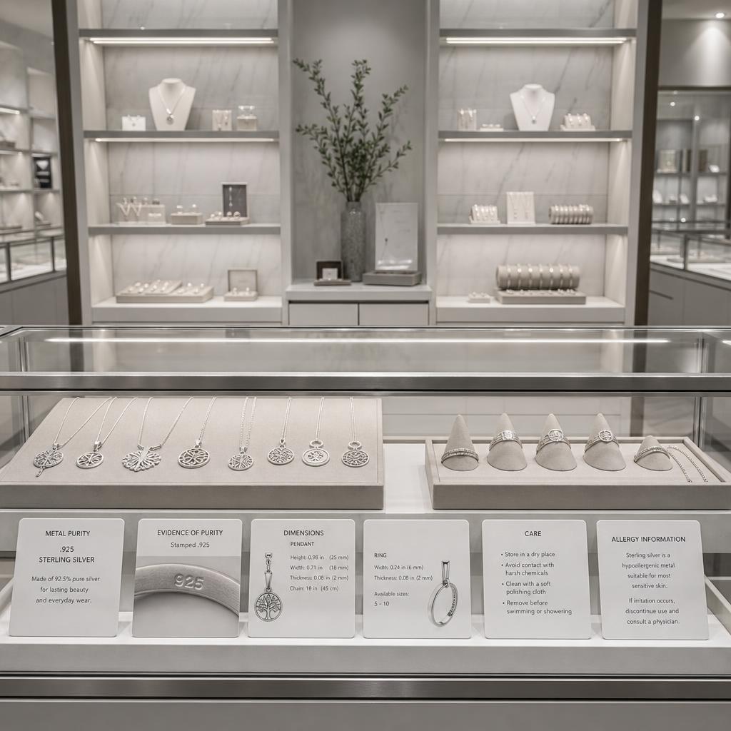 Original photographic SilverRushStyle US editorial for US sterling-silver jewellery storefront
