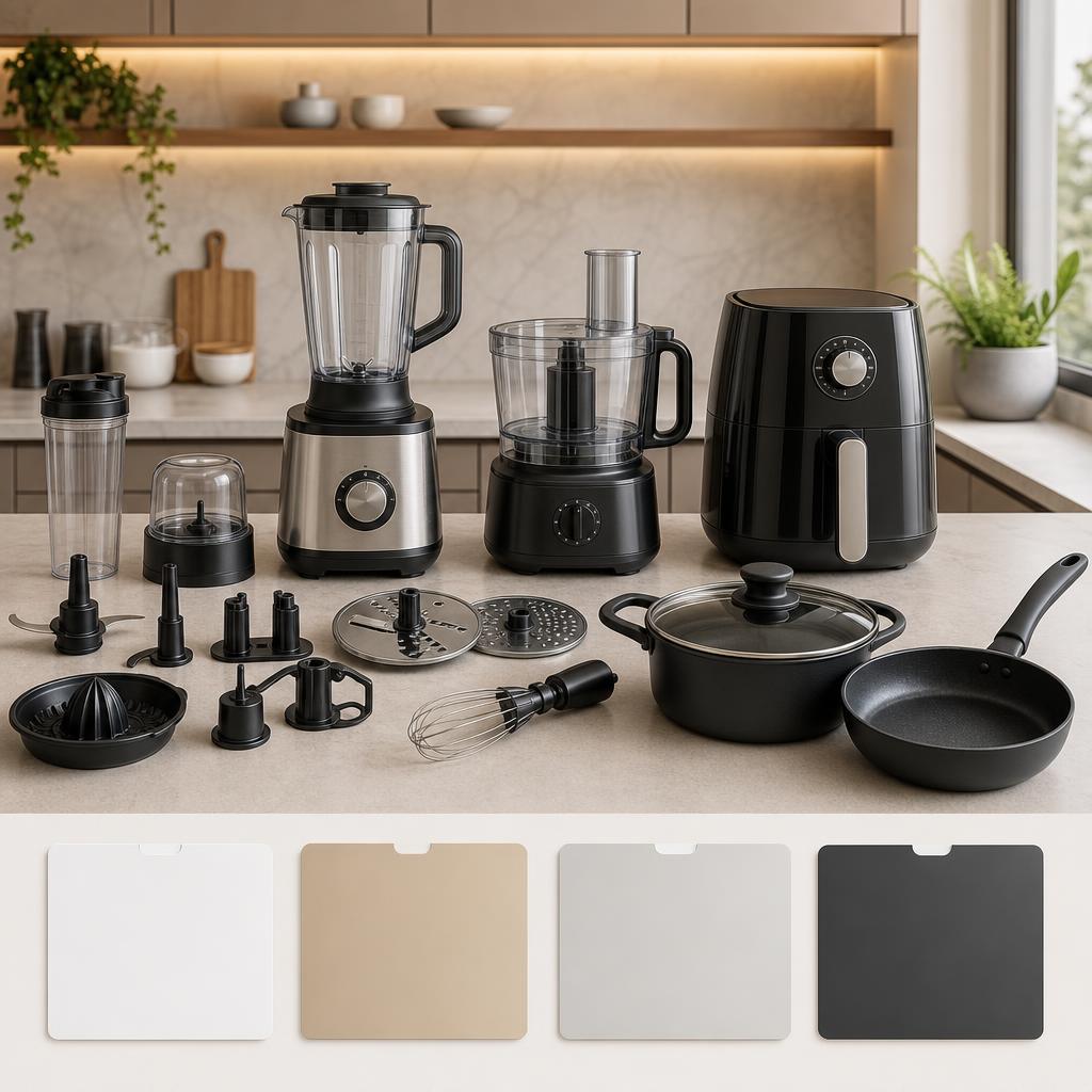 Original Moulinex PT editorial for Portuguese small kitchen appliances and cookware