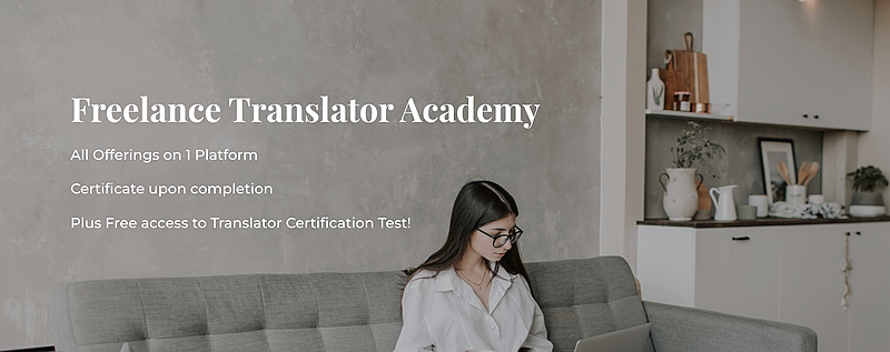 Freelance Translator Academy course bundle