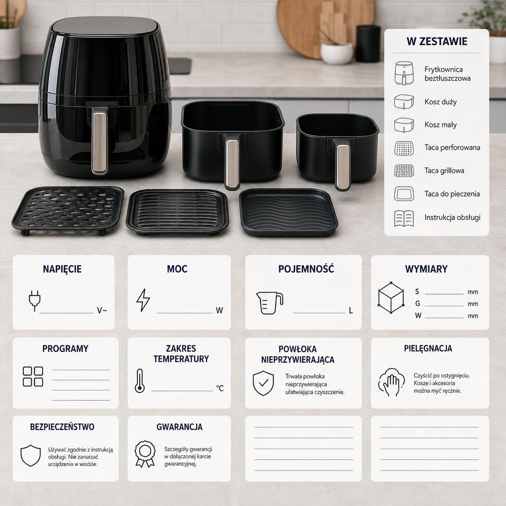 Original COSORI PL editorial for Polish-market air fryers and kitchen appliances
