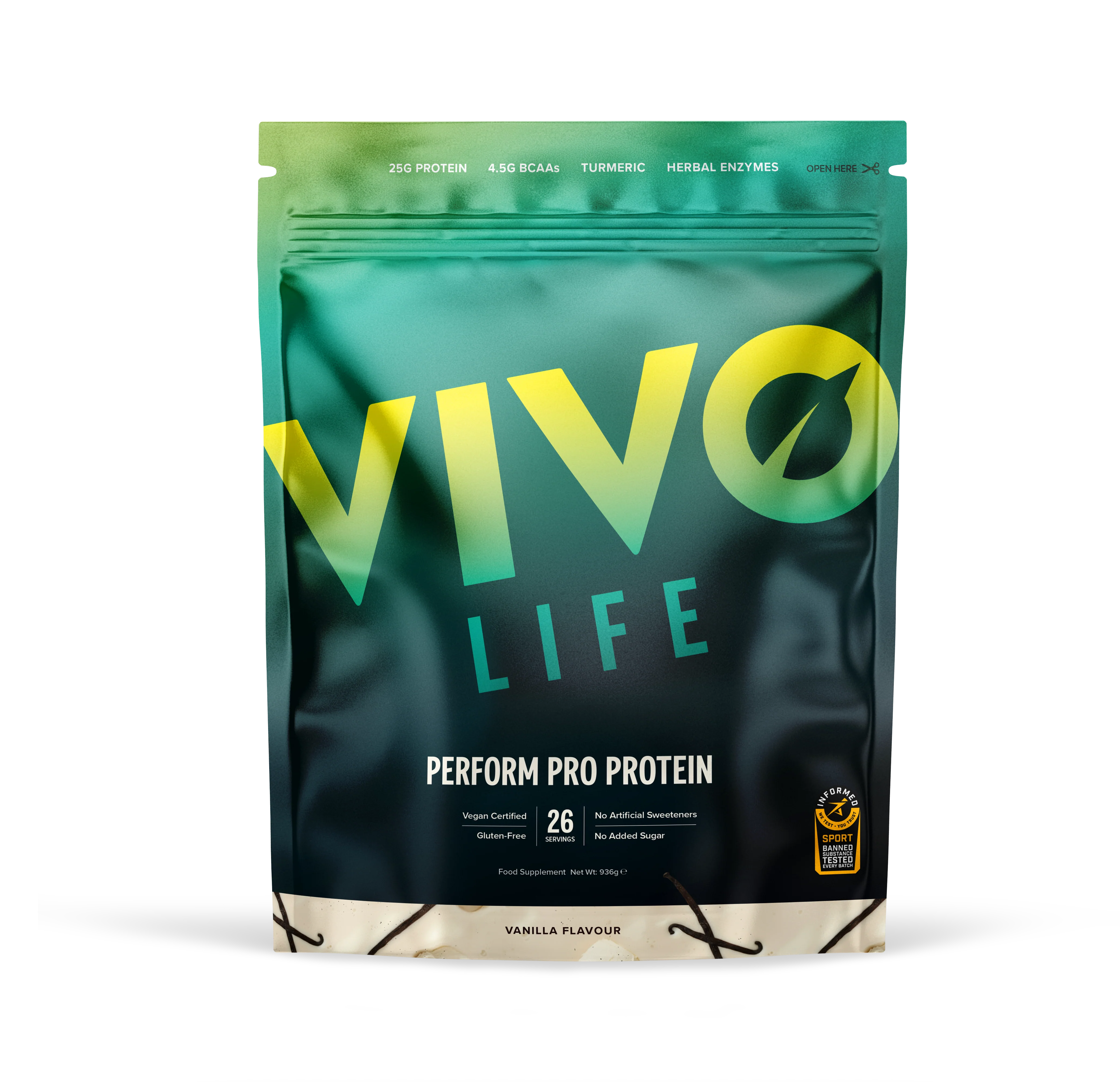 Vivo Life Perform Pro plant-based protein powder