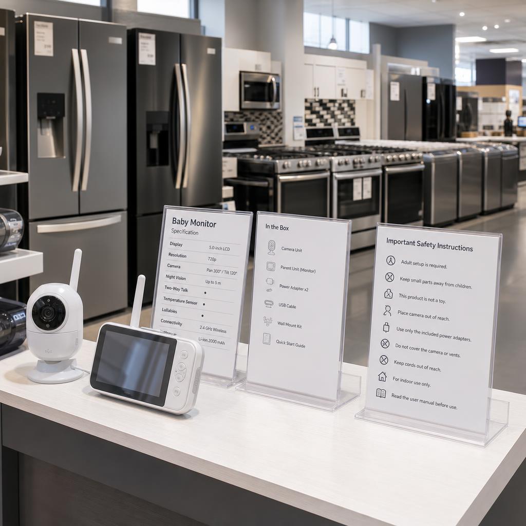 Original photographic Paris Rhône US editorial for US kitchen and home appliances, projectors and baby monitors