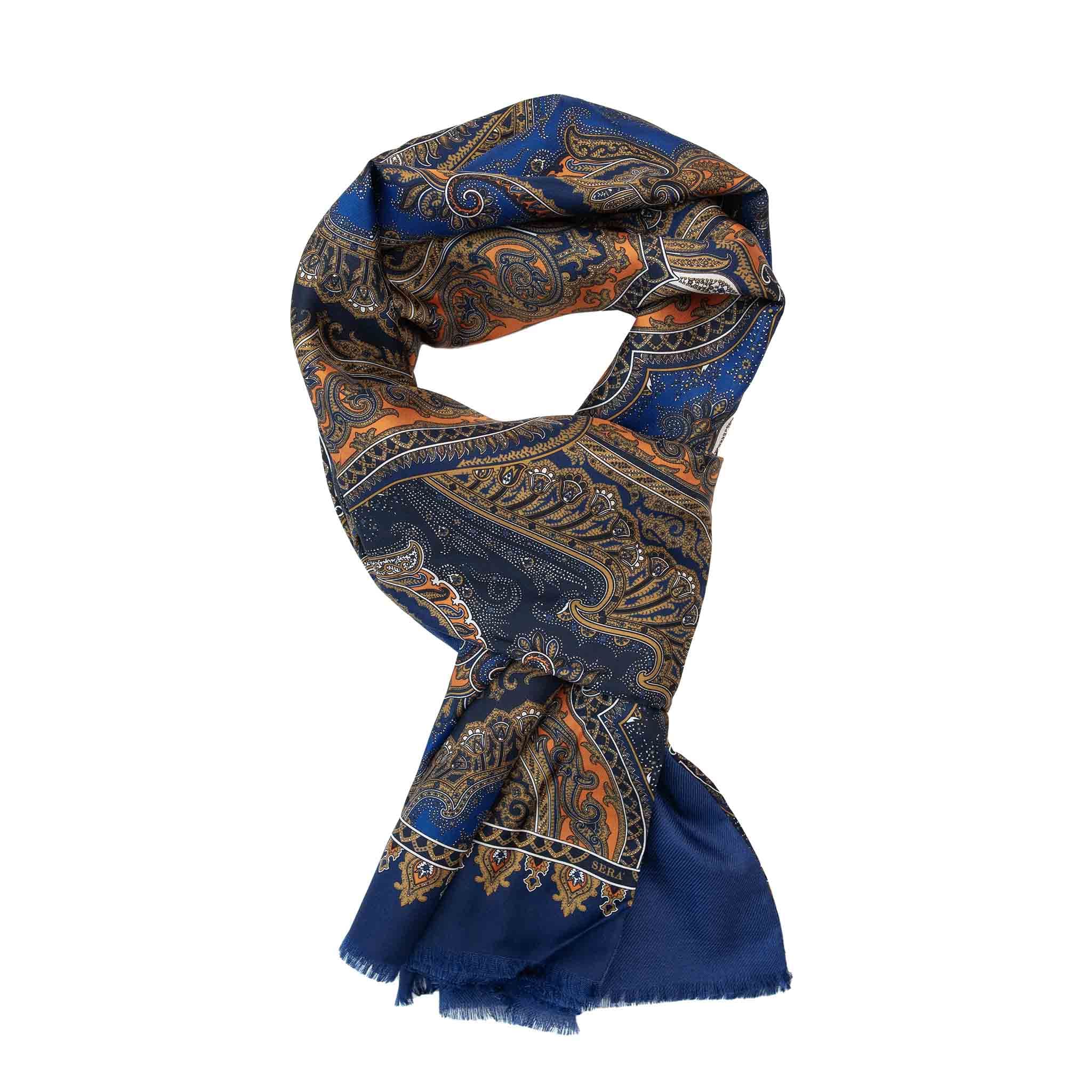 Serà Fine Silk silk-and-cashmere paisley scarf
