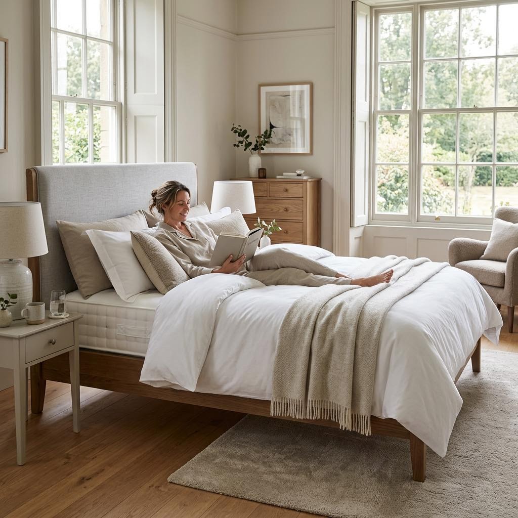 Original editorial image illustrating Luxe Mattress Affiliation's product or service category