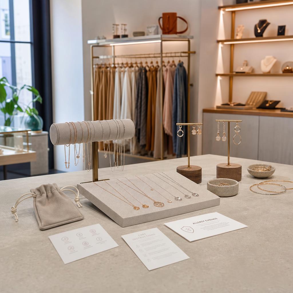Original photographic Jon Richard UK editorial for UK jewellery and fashion accessories storefront