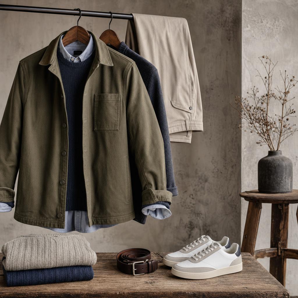 Original Brian James editorial for Irish menswear retailer selling clothing, footwear and accessories