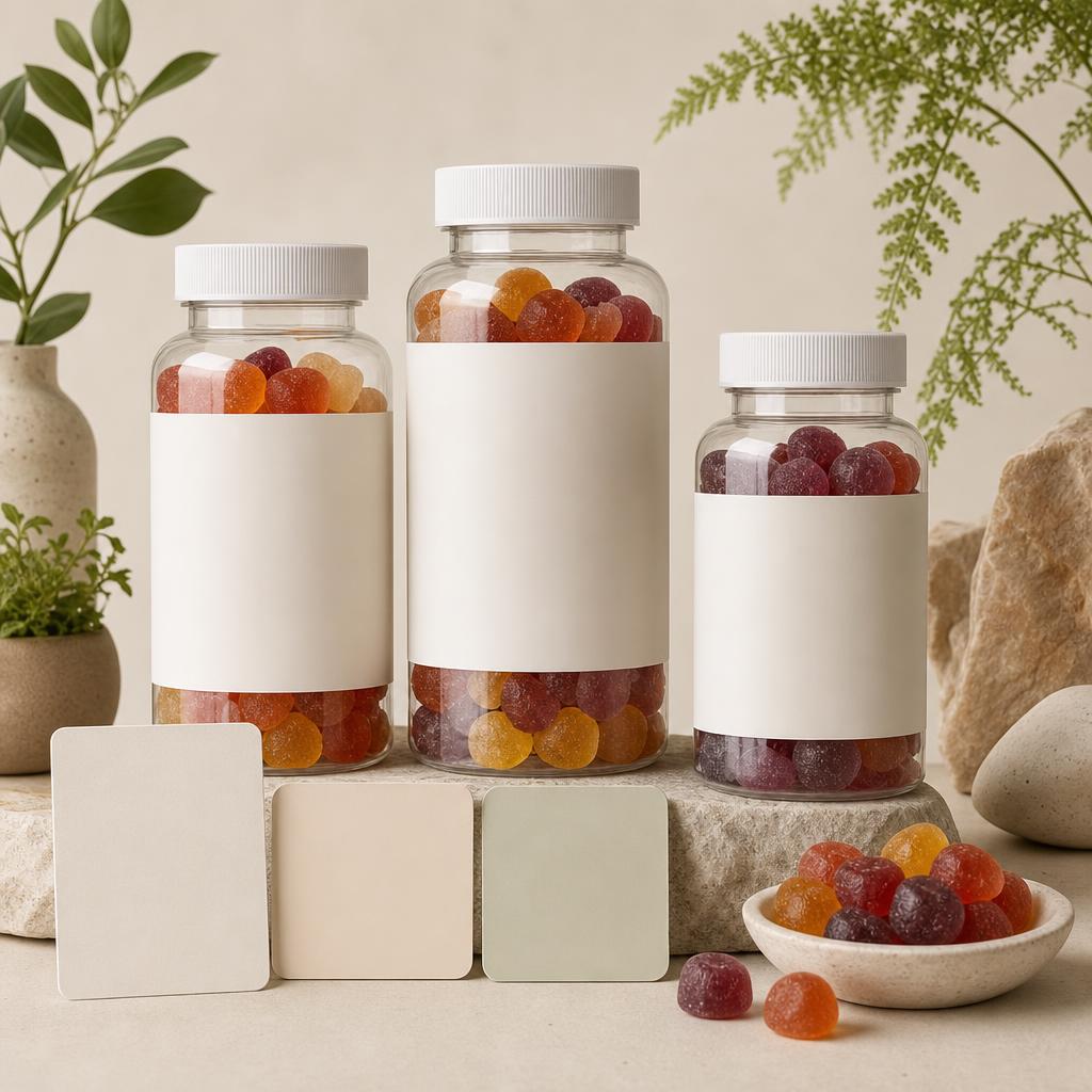 Original StarPowa UK editorial for vegan vitamin and supplement gummies including biotin, creatine, ashwagandha, vitamins and minerals