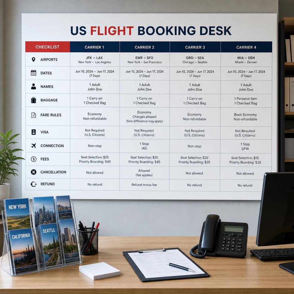 Original photographic OVAGO US editorial for US flight booking agency