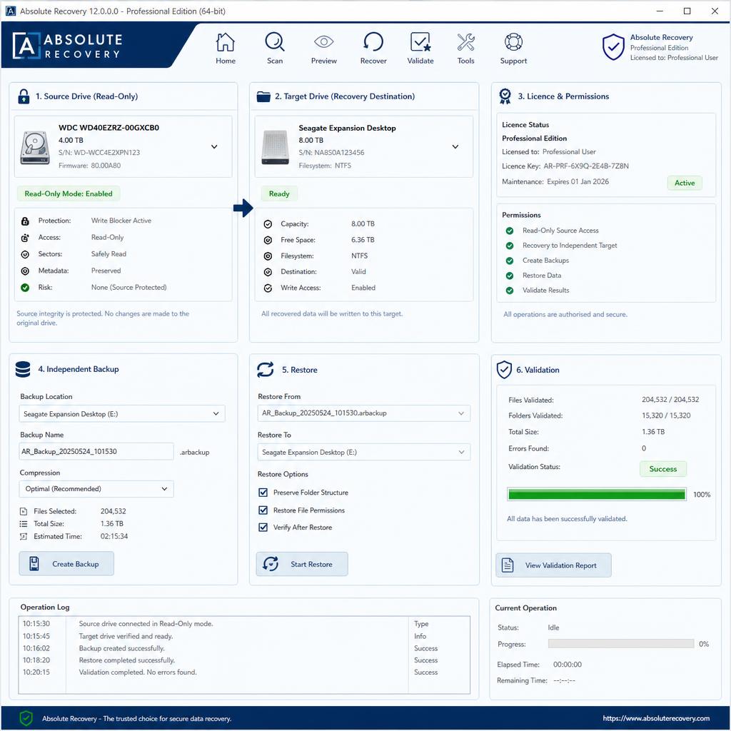 Original photographic Panda Office editorial for Windows data recovery software
