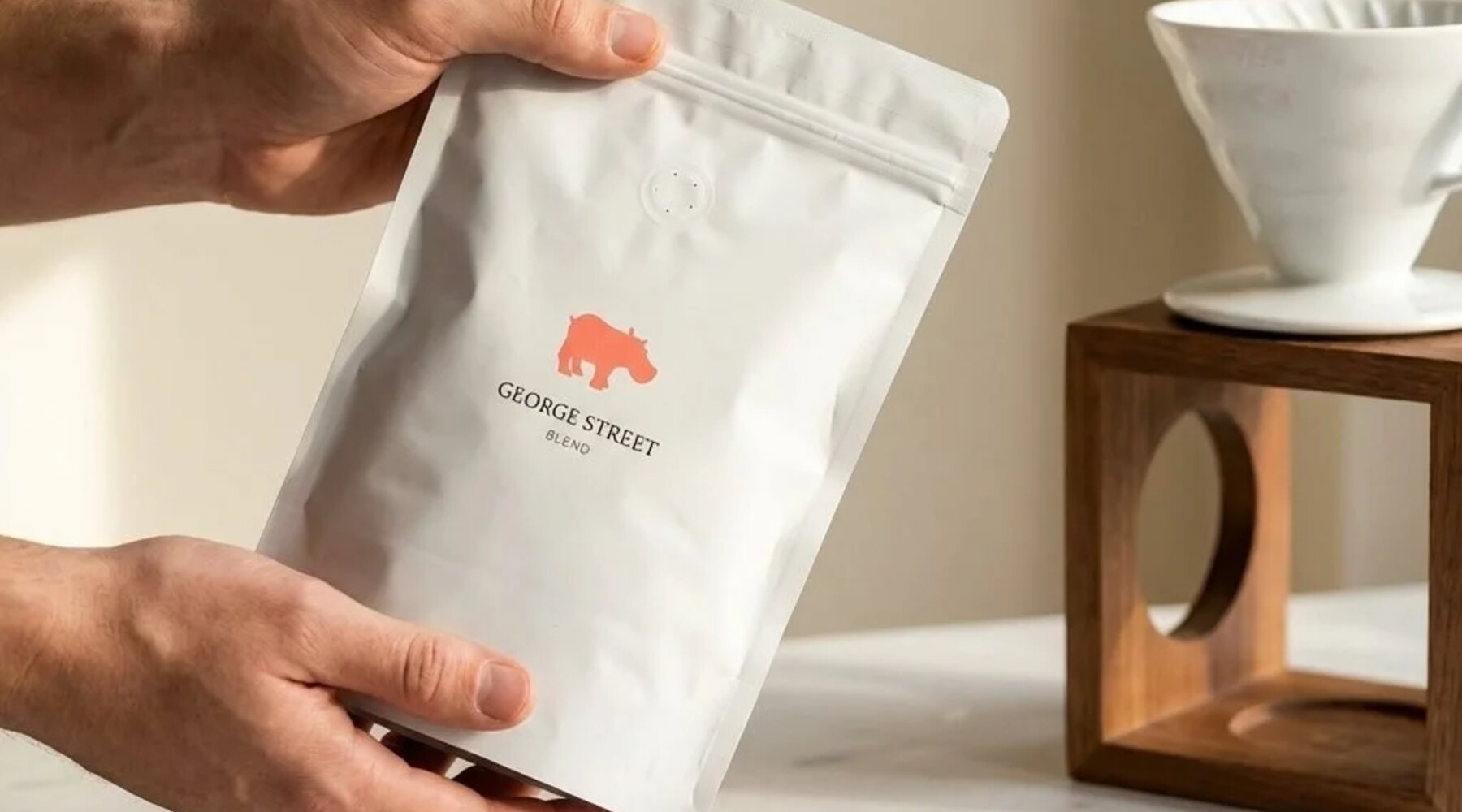 Lifestyle product image selected for Kiss the Hippo Coffee
