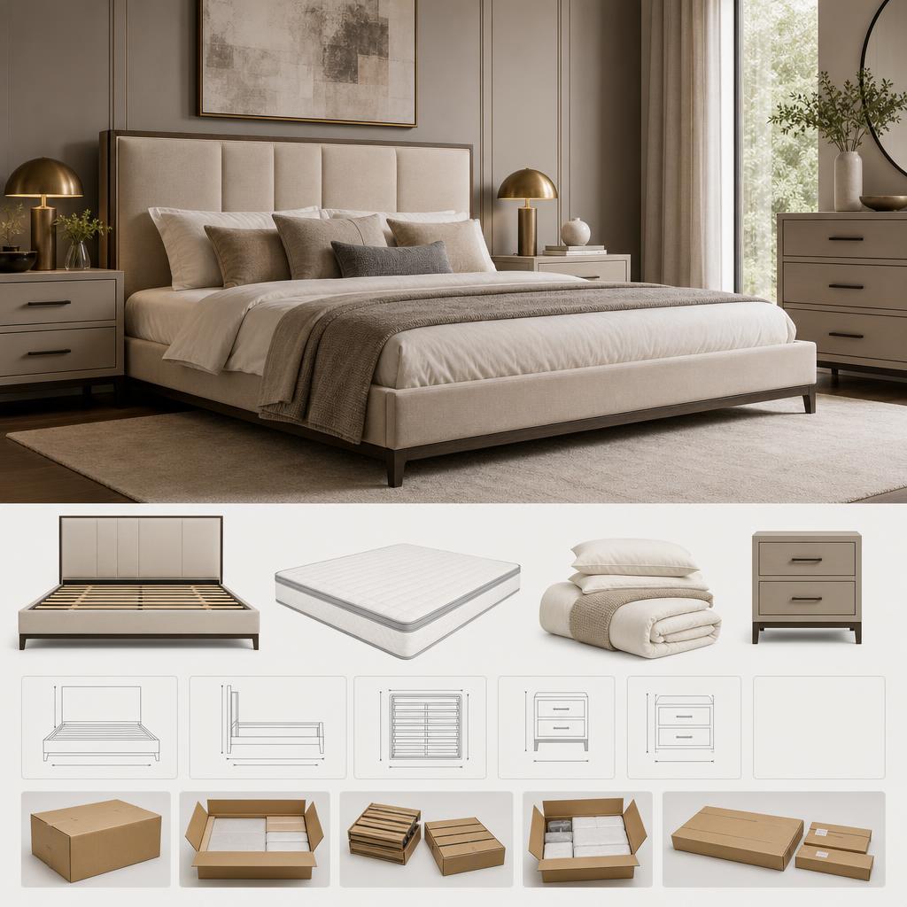 Original And So To Bed editorial for beds, mattresses, bedding and bedroom furniture