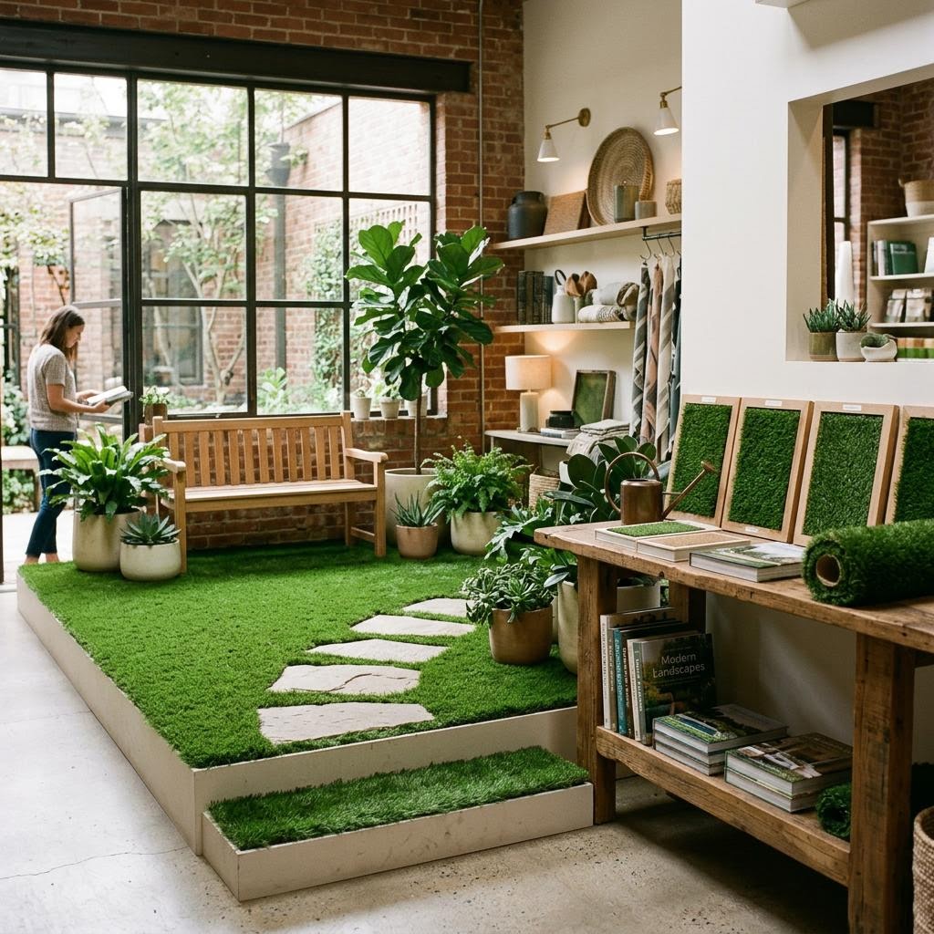 Original editorial image illustrating the Artificial Grass Direct merchant category
