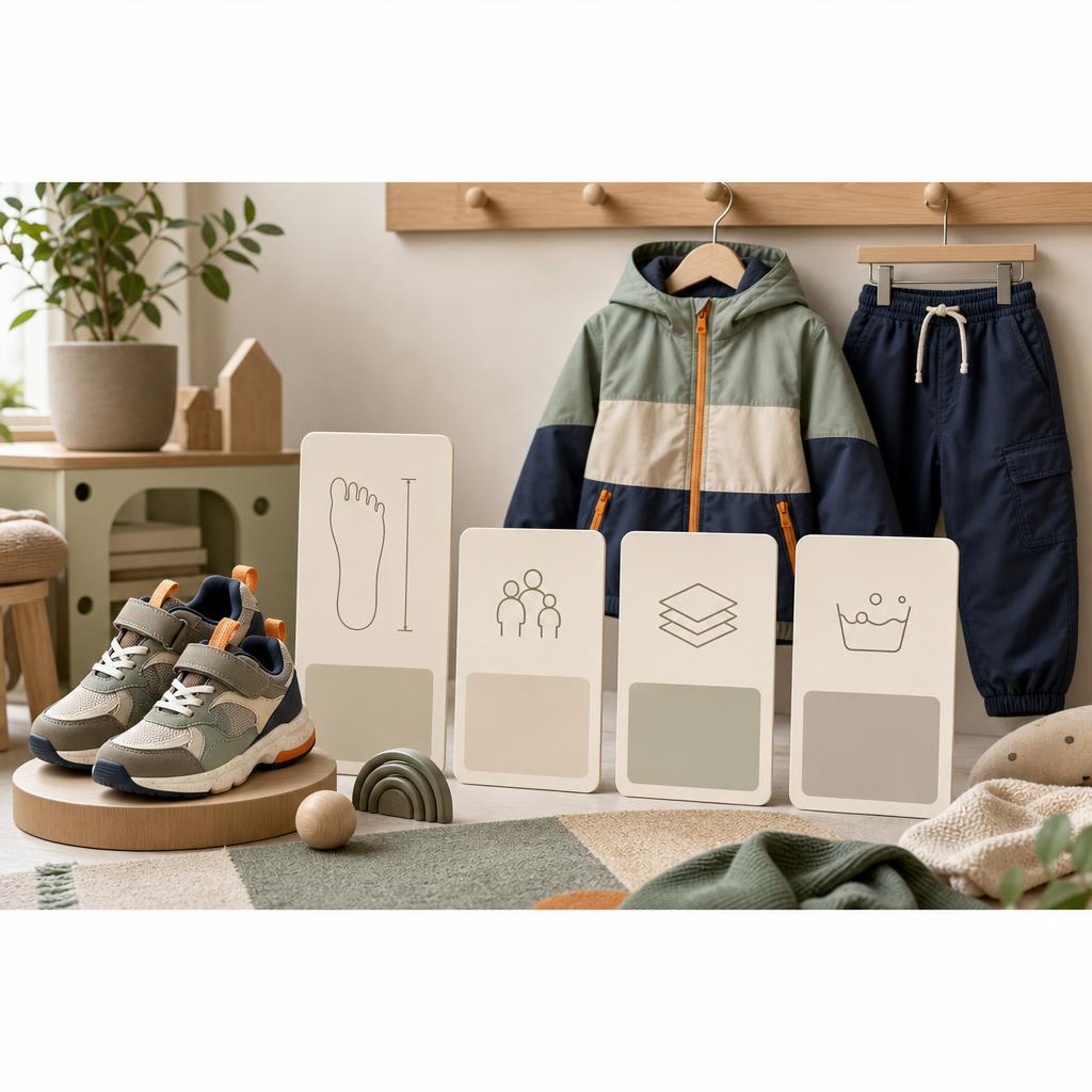Original Sneakids DE editorial for German-market children’s trainers and clothing