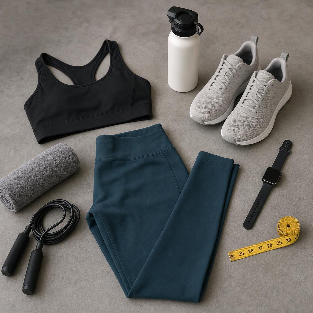 Original photographic Kitbox UK editorial for UK fitness clothing, footwear and exercise accessories