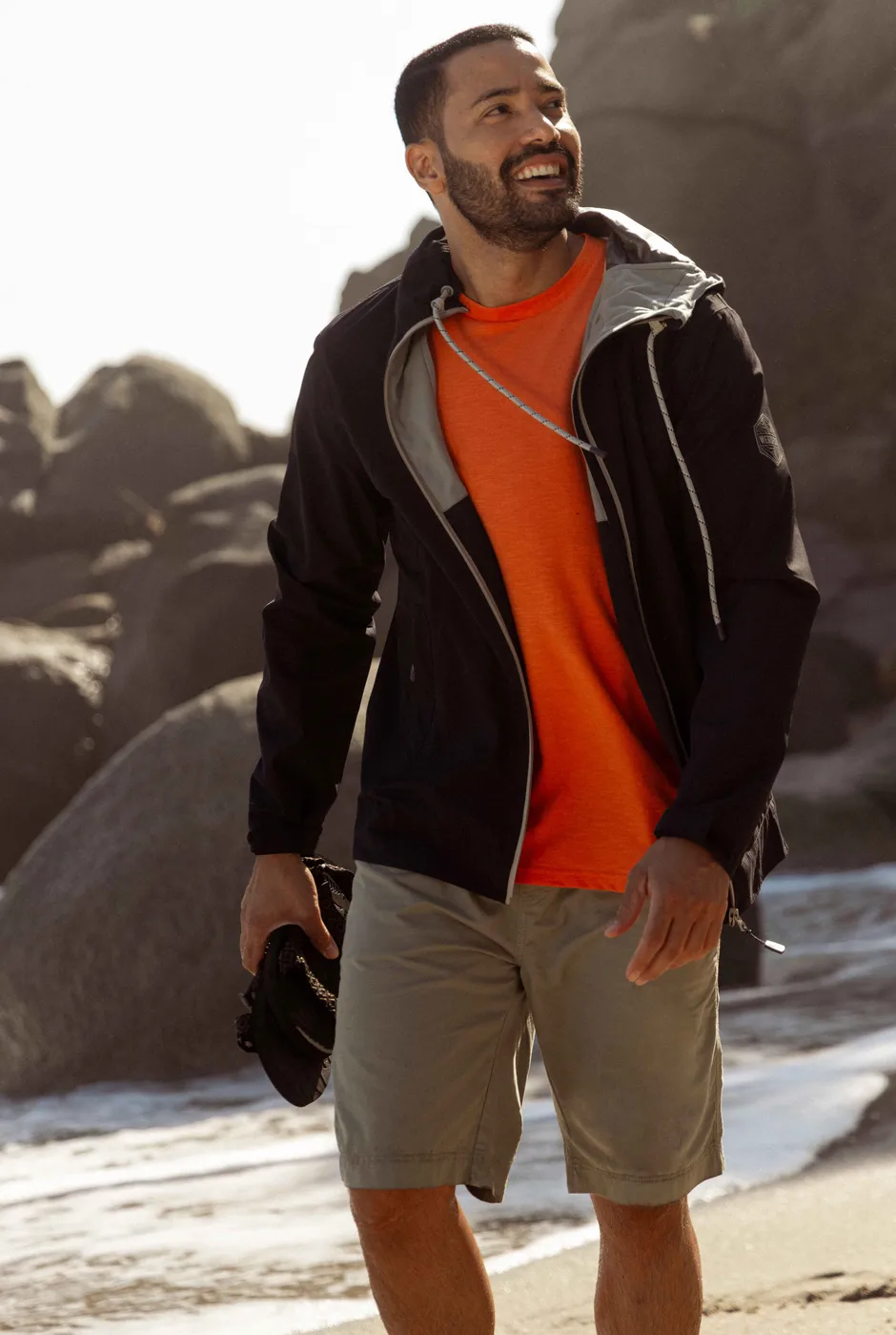 Weird Fish packable waterproof jacket for changeable weather
