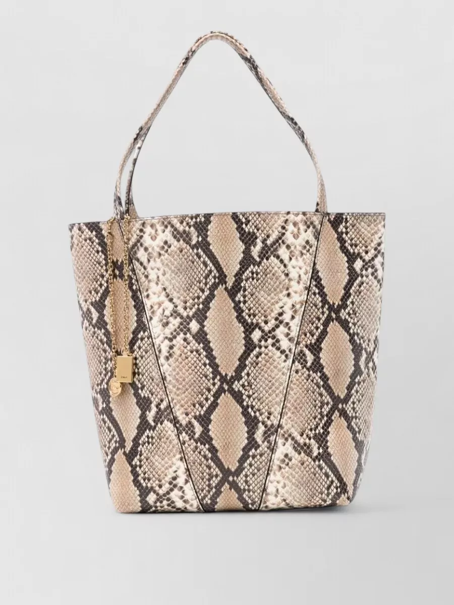 Chloé leather shoulder bag offered by The Fashion Square