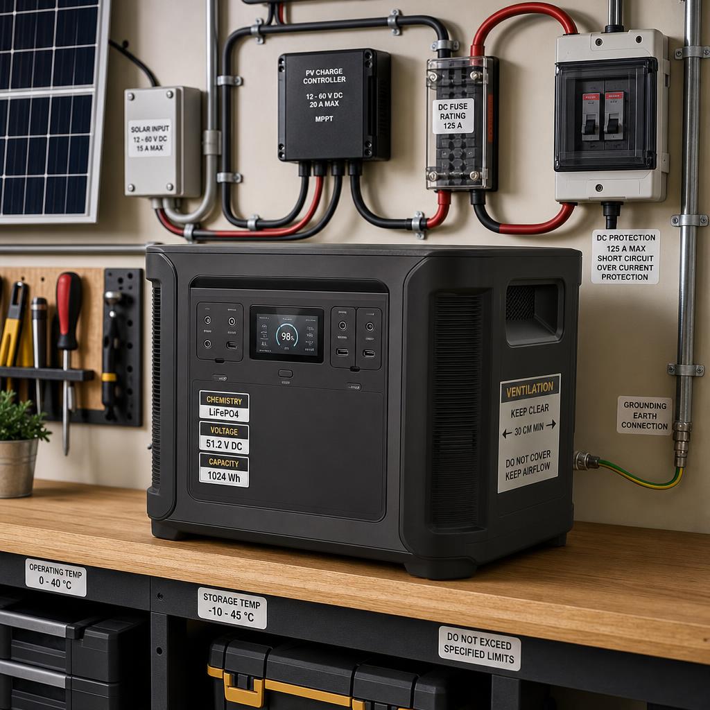 Original photographic ALLPOWERS Europe editorial for European portable power station, battery and solar-energy manufacturer storefront