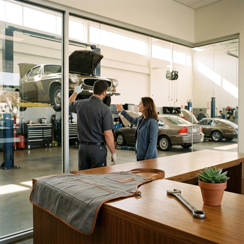 Original editorial image illustrating the FixMyCar merchant category