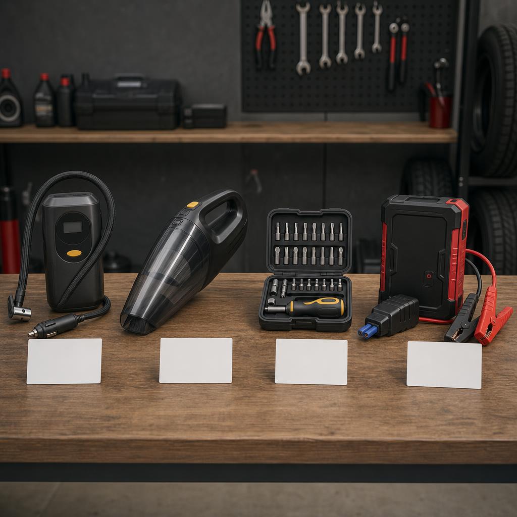 Original Fanttik DE editorial for automotive tools, tyre inflators, vacuum cleaners and ordinary tool products