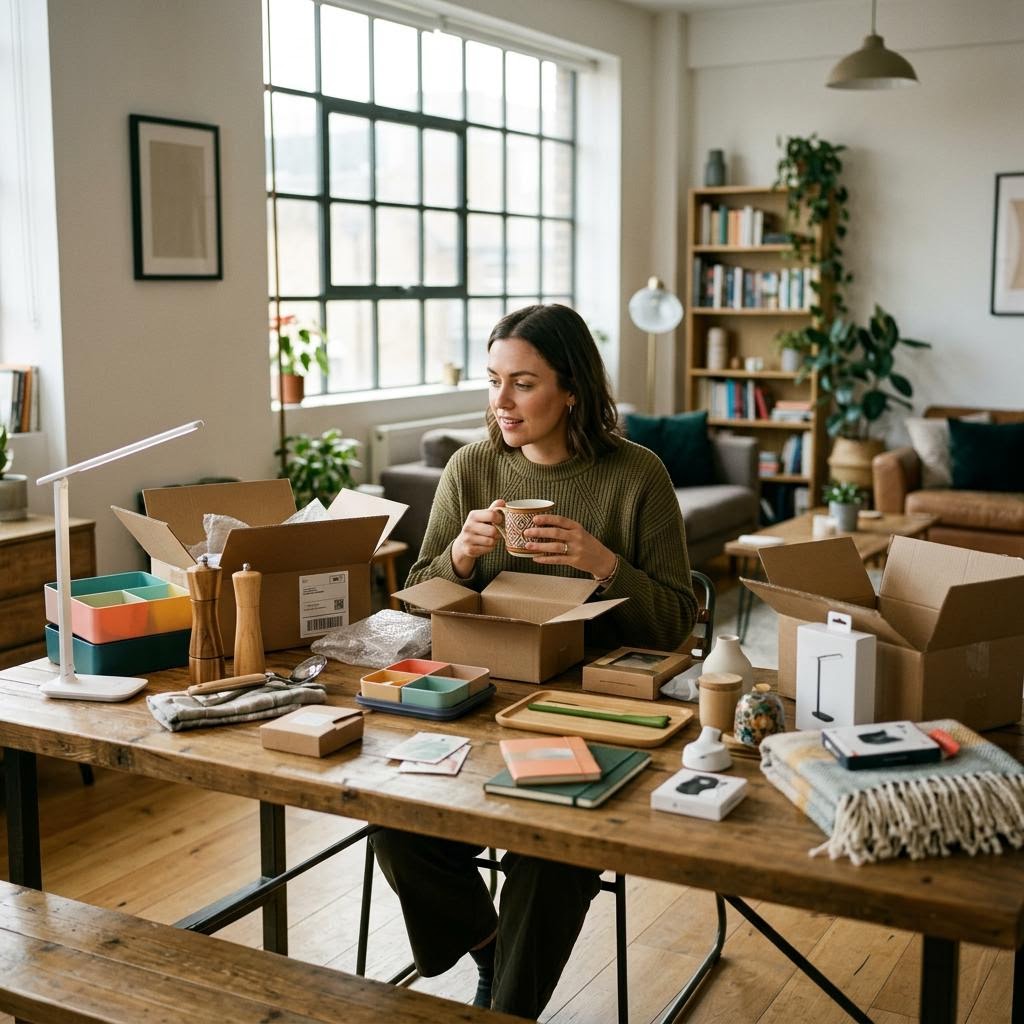 Original editorial image illustrating the AliExpress UK merchant category