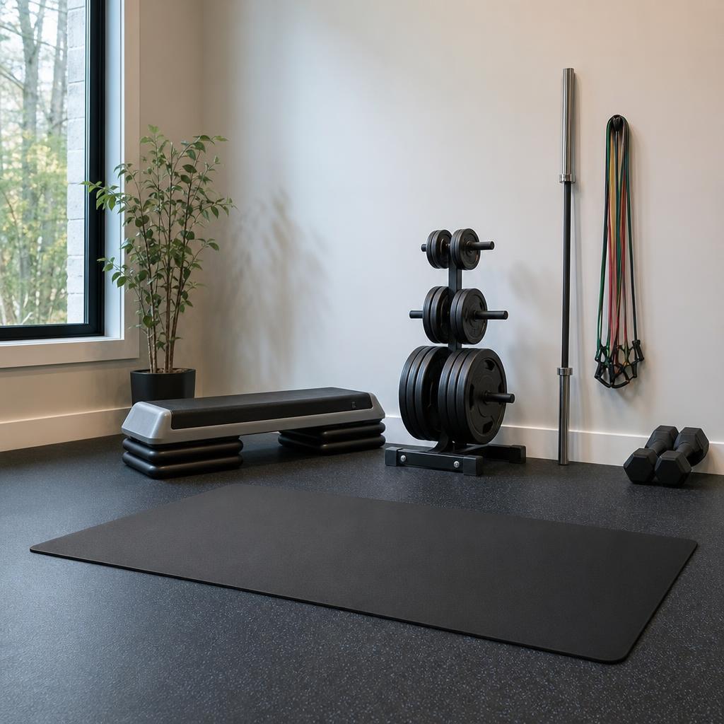Original photographic Les Mills US editorial for US at-home exercise equipment and training accessories