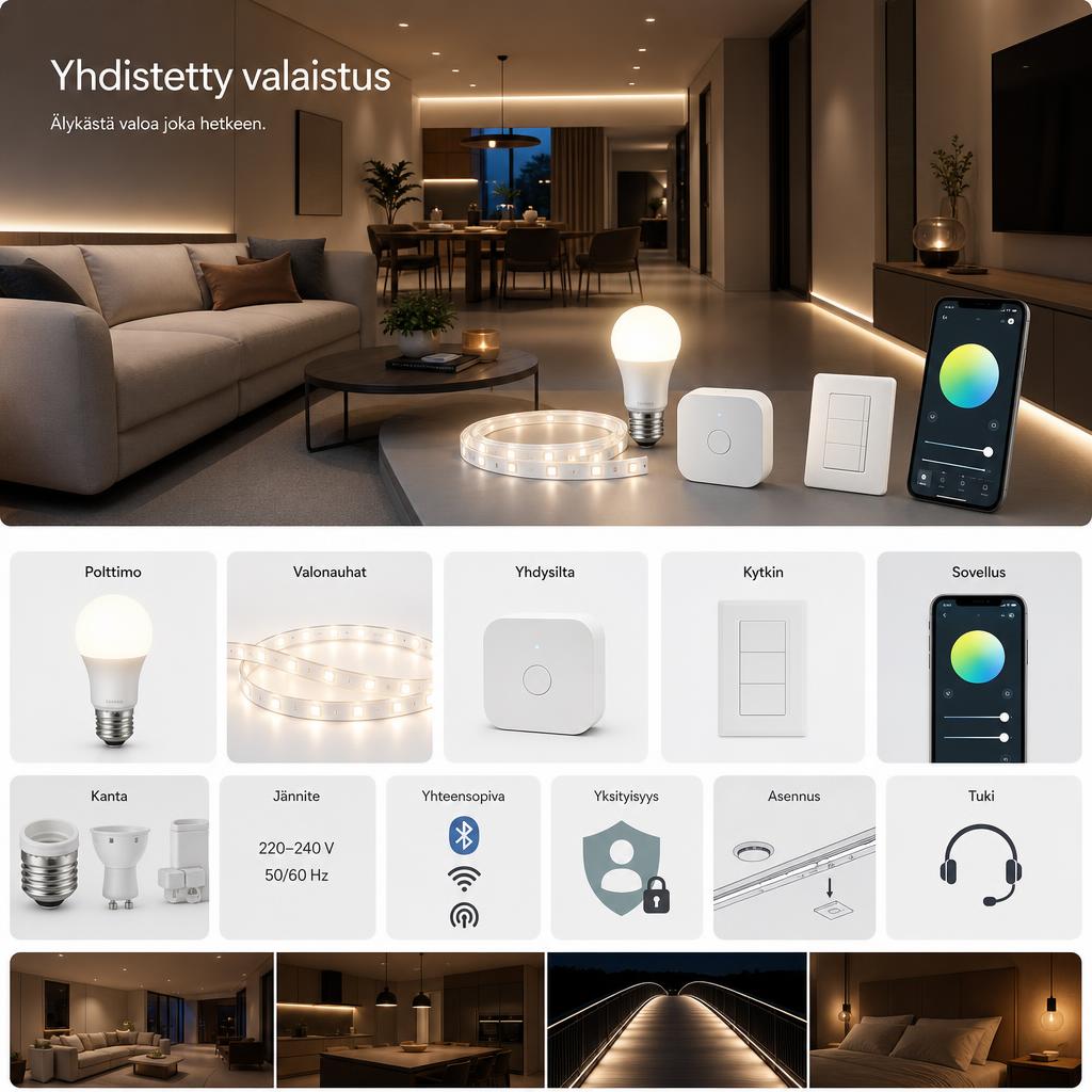 Original Philips Hue FI editorial for Finnish Philips Hue connected lighting