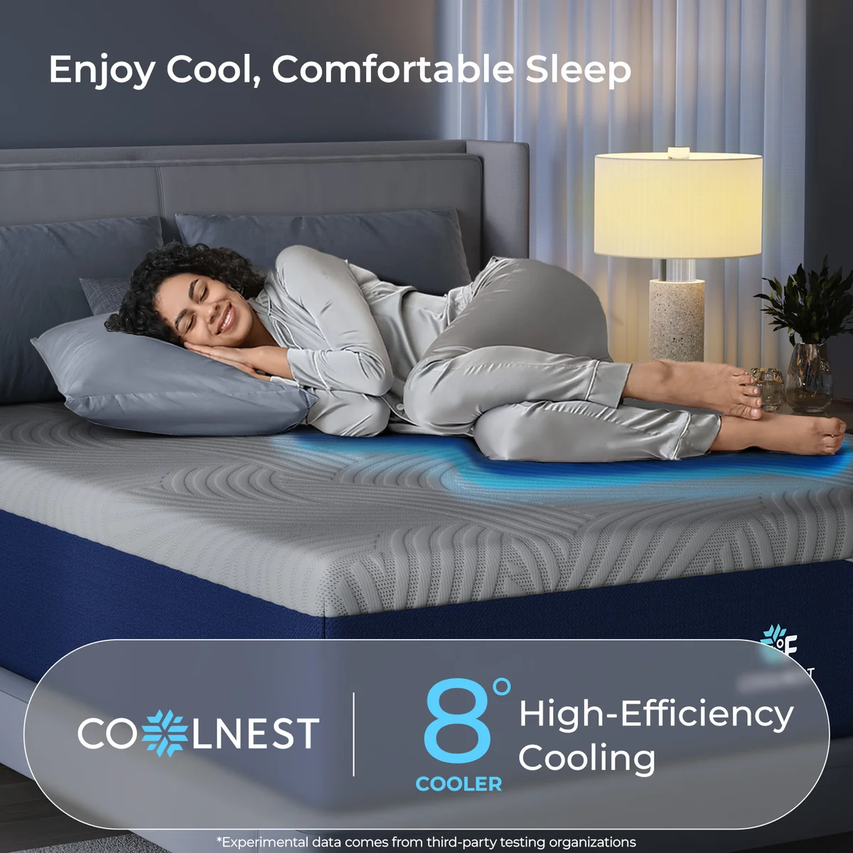 SweetNight cooling mattress in a bedroom