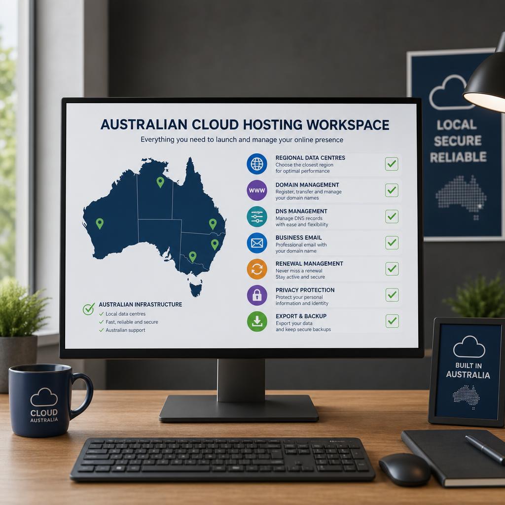 Original photographic Netart Australia editorial for Australian cloud hosting, business email, email marketing and domain services