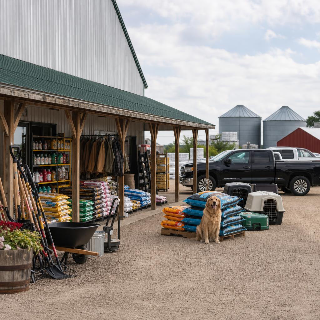 Original photographic Blain Farm and Fleet US editorial for US farm, automotive, home, pet, workwear and outdoor retail catalogue