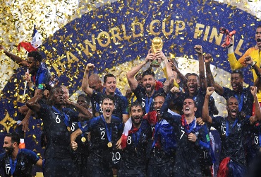 Fußballteam auf der internationalen Spielticket-Seite von Gigsberg