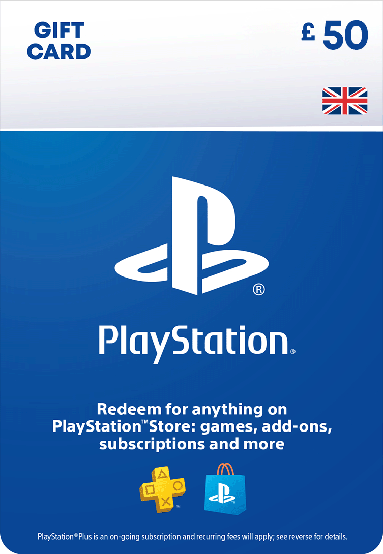 UK PlayStation digital game credit card sold by Startselect