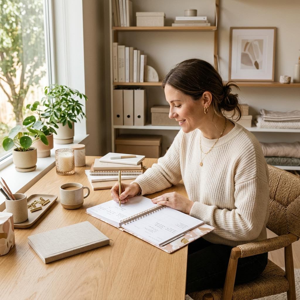 Original editorial image illustrating the Steph Pase Planners merchant category