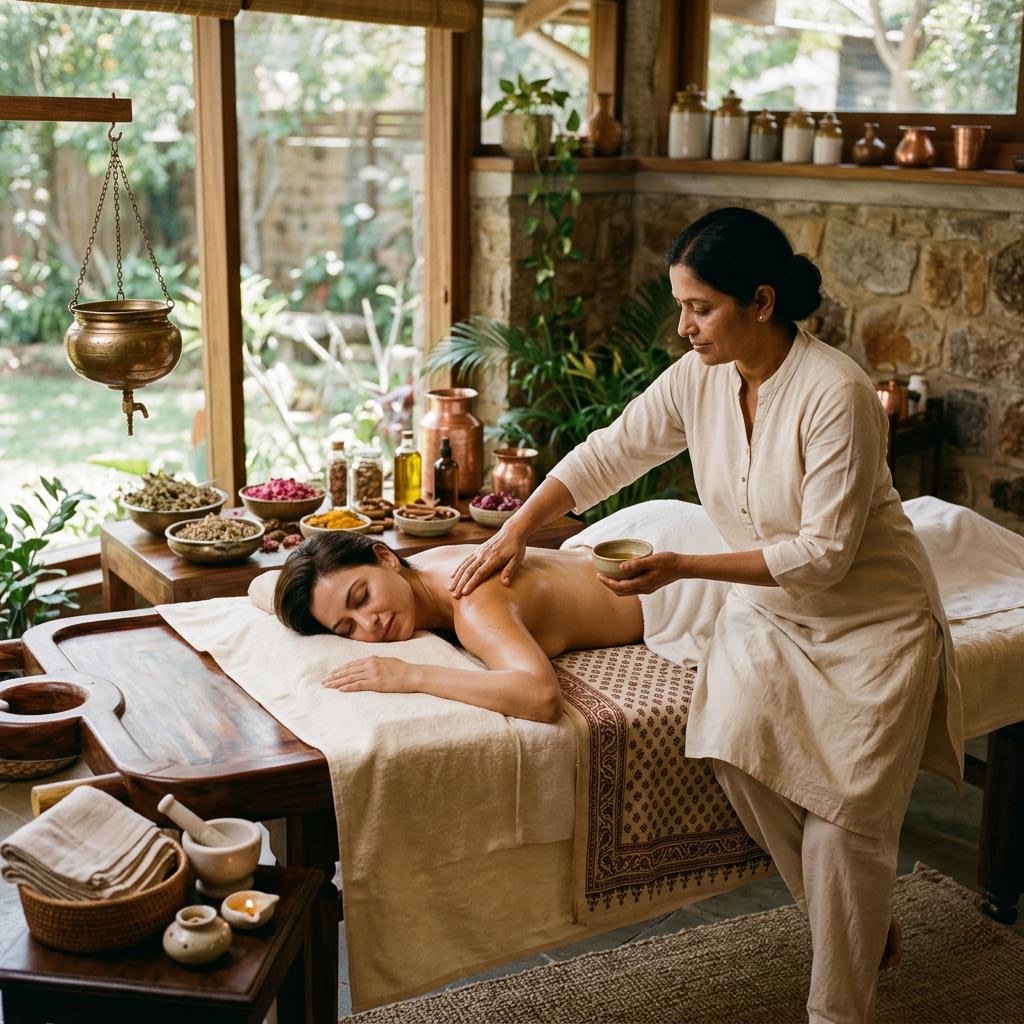 Original editorial image illustrating The Ayurveda Experience IT's offering category