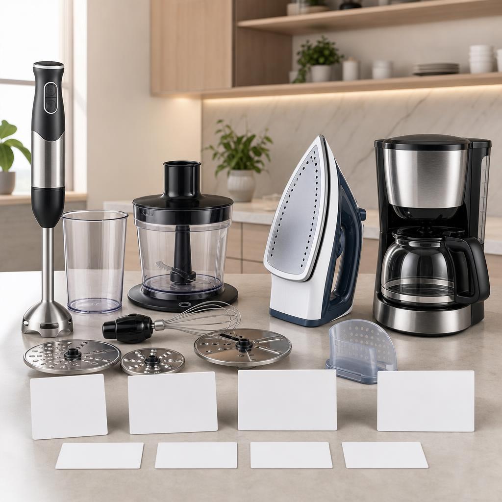 Original Braun IT editorial for current Italian Braun Household small kitchen and ironing appliances; “2021” is stale programme metadata, not an offer year