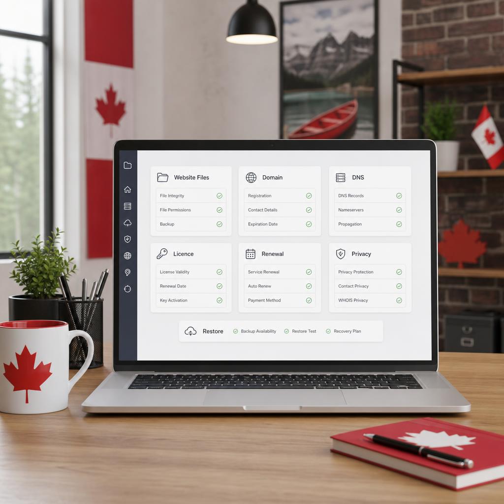 Original photographic Netart Canada editorial for Canadian cloud hosting and website service campaign
