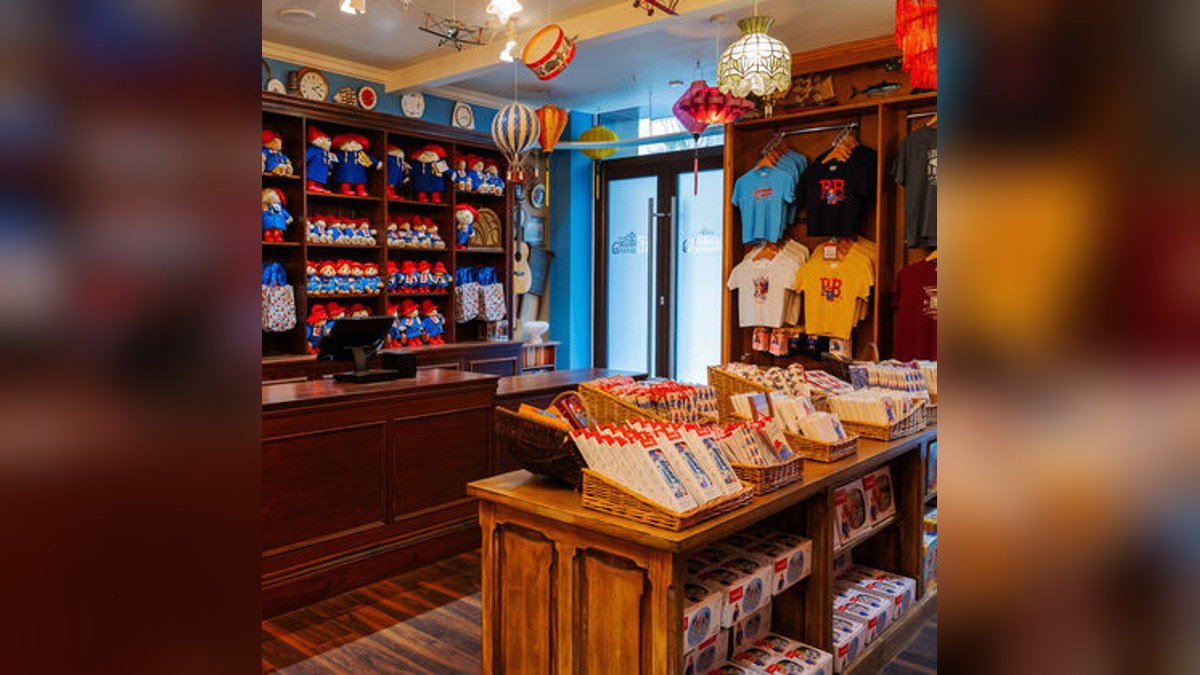 Mr Gruber’s Shop at the Paddington Bear Experience; photography by Harry Johnson, South Bank London