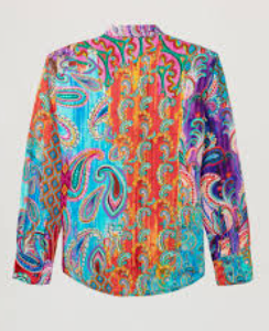 A Hidden Floral Print Inside The Collar, Not A Plain Interior Lining