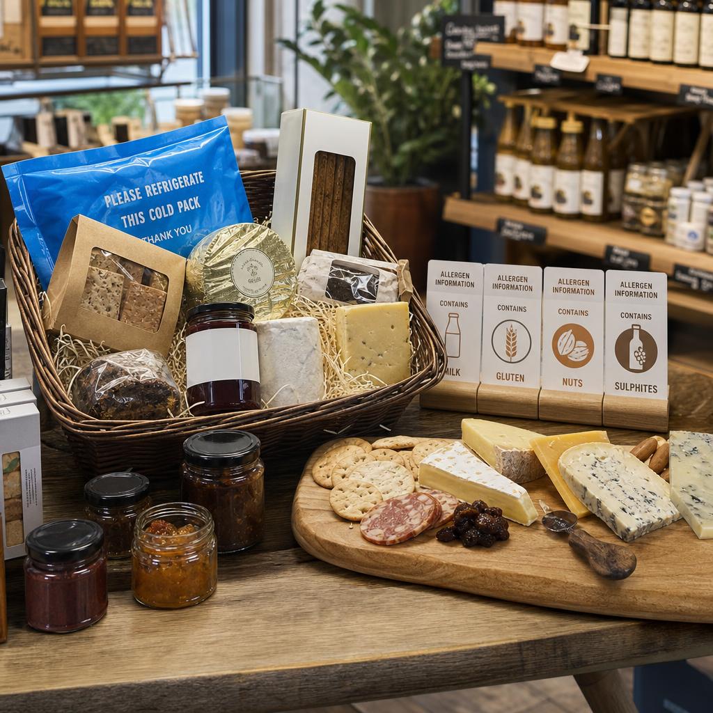 Original photographic Formaggio Kitchen US editorial for US cheese, charcuterie, specialty foods and gift baskets
